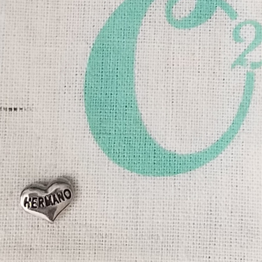 💎 Origami Owl Silver Heart Hermano Charm